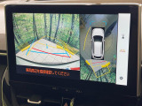 【パノラミックビューモニター】専用のカメラにより、上から見下ろしたような視点で360度クルマの周囲を確認することができます☆死角部分も確認しやすく、狭い場所での切り返しや駐車もスムーズに行えます。