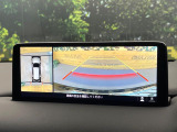 【360&deg;ビューモニター】専用のカメラにより、上から見下ろしたような視点で360度クルマの周囲を確認することができます☆死角部分も確認しやすく、狭い場所での切り返しや駐車もスムーズに行えます。