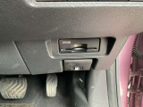 ビルトインタイプのETCです。スッキリしていますね。納車時にはセットアップいたしますので、すぐにお使いいただけます。