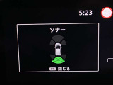 障害物を感知し知らせてくれるので安心です♪