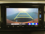 バックでの車庫入れも安心です! リアカメラが付いているバックモニター付のナビを装備しております。操作線もついており距離感も画面から確認できます。