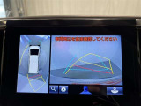 【パノラミックビューモニター】専用のカメラにより、上から見下ろしたような視点で360度車の周囲を確認することができます。