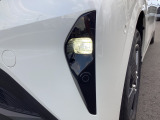 LEDフォグライトが装備されています。霧の日に役立つ装備ですね