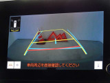バックガイドモニターを装備しています、車庫入れもラクラクです。