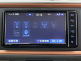 ブルートゥースに接続することにより、スマホに入ったお気に入りの音楽を車内で楽しむことができます♪あると本当に便利な機能になっています!