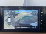 【アラウンドビューモニター】このように真上から見下ろしたような映像が映し出されるため駐車やバックが苦手な方でも安心して行うことが可能となります!!