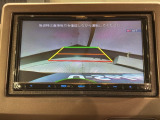 リバースギアに入れるだけで後方の表示へ切り替わります。夜間や雨の日の駐車も楽になりますよ。