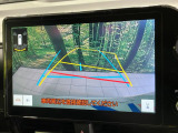 【バックカメラ】駐車時に後方がリアルタイム映像で確認できます。大型商業施設や立体駐車場での駐車時や、夜間のバック時に大活躍!運転スキルに関わらず、今や必須となった装備のひとつです!