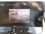 ドライブレコーダー装備。モニターで確認できます。