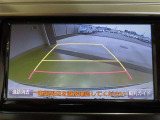 バックガイドモニターで、後方を確認しながら安心して駐車することができます。運転初心者も熟練者も必須の機能ですよ!