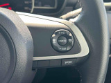 全車速追従機能付きアダプティブクルーズコントロールの操作スイッチです。遠出のお出かけで使用する高速道路の運転が楽になって疲労軽減につながる大変便利な機能です!