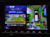 【パーキングアシスト】4方向のカメラを合成し、映像と音声、自動ハンドル操作で駐車をアシストする機能です※ハンドル操作はあくまでもアシストです