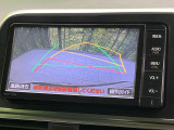 【バックカメラ】駐車時に後方がリアルタイム映像で確認できます。大型商業施設や立体駐車場での駐車時や、夜間のバック時に大活躍!運転スキルに関わらず、今や必須となった装備のひとつです!