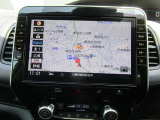 MM521D-Lナビ。大型画面で地図が見やすいです。ブルーレイディスク再生・Bluetoothオーディオ対応。