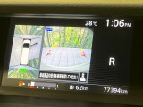 【アラウンドビューモニター】専用のカメラにより、上から見下ろしたような視点で360度クルマの周囲を確認することができます☆死角部分も確認しやすく、狭い場所での切り返しや駐車もスムーズに行えます。