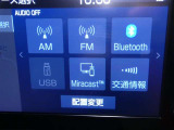 【Bluetooth機能付き】・・・ハンズフリー機能とスマートフォンにインストール済の音楽を聴くことができます。