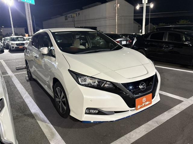 リーフ e+ X 禁煙車 純正9インチナビ