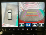 【全方位モニター】 4つのカメラで映像を映し出します。発進時、後退時も周囲の安全を確認し、サポートします^^