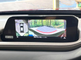 【360&deg;ビューモニター】専用のカメラにより、上から見下ろしたような視点で360度クルマの周囲を確認することができます☆死角部分も確認しやすく、狭い場所での切り返しや駐車もスムーズに行えます。