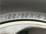 タイヤサイズは【155/65R14】