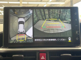 【パノラミックビューモニター】専用のカメラにより、上から見下ろしたような視点で360度クルマの周囲を確認することができます☆死角部分も確認しやすく、狭い場所での切り返しや駐車もスムーズに行えます。