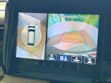 【全方位モニター用カメラ】専用のカメラにより、上から見下ろしたような視点で360度クルマの周囲を確認することができます☆死角部分も確認しやすく、狭い場所での切り返しや駐車もスムーズに行えます。