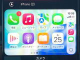 ●Apple Car Play:スマホとの有線接続で、ナビ・オーディオ再生などスマホのアプリ機能が画面でも使える便利機能です!