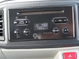 AM・FMラジオ、CDオーディオを装備。普段使いに十分なシンプル装備です。