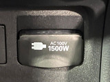 【1500Wアクセサリーコンセント】消費電力1500Wまでの家電が使えます。キャンプやスポーツ・アウトドアでのアクティビティはもちろん、災害・停電の際に大活躍♪