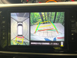 【パノラマモニター】専用のカメラにより、上から見下ろしたような視点で360度クルマの周囲を確認することができます☆死角部分も確認しやすく、狭い場所での切り返しや駐車もスムーズに行えます。