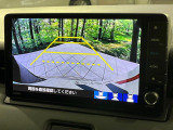 【バックカメラ】駐車時に後方がリアルタイム映像で確認できます。大型商業施設や立体駐車場での駐車時や、夜間のバック時に大活躍!運転スキルに関わらず、今や必須となった装備のひとつです!