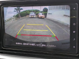 バックカメラも付いています。駐車の時に便利なのはもちろんの事、後方死角にいる子供たちに気が付くことができるので安心安全ですね