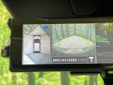 【アラウンドビューモニター】専用のカメラにより、上から見下ろしたような視点で360度クルマの周囲を確認することができます☆死角部分も確認しやすく、狭い場所での切り返しや駐車もスムーズに行えます。