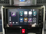 9インチスマホ連携ディスプレイオーディオです。バックカメラも付いて車庫入れ・駐車も安心です。Bluetooth対応機器を登録して音楽を楽しんだりハンズフリー通話が出来て便利です。