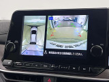 上から丸見えアラウンドビューモニター付きです。