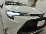LEDヘッドライトです。デザイン性がよくとても明るいので、夜間の走行や悪天候でも安心です。しかも長寿命!