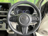 【ステアリングスイッチ】運転中、前方から目線をそらすことなく、オーディオ等の操作が可能な便利機能!安心&快適なドライブを演出してくれます♪