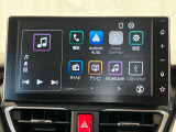 【9インチスマホ連携ディスプレイオーディオ】 対応しているスマホアプリを大画面で使えます!フルセグテレビやラジオの視聴、Bluetooth接続による音楽鑑賞、ハンズフリー通話なども利用可能です。