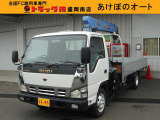 ディーゼル、4WD、マニュアル、ABS、クレーン5段、3.45トン、リアジャッキ付き、アルミあおり、荷台内寸約:L403&times;W209&times;H38