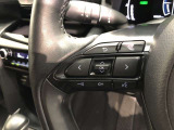 【ステアリングスイッチ】左です。ハンドルから手を離さず、運転に集中したまま手元でオーディオ操作等ができます。
