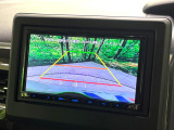 【バックカメラ】駐車時に後方がリアルタイム映像で確認できます。大型商業施設や立体駐車場での駐車時や、夜間のバック時に大活躍!運転スキルに関わらず、今や必須となった装備のひとつです!