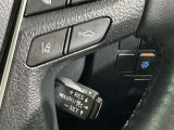 クルーズコントロール機能が付いています。 速度を設定するとアクセルを踏まなくても一定の速度で走ることができます。  高速道路ではとても便利な装置なんです。