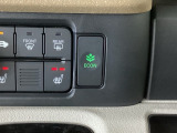 ★ECONスイッチ★ エコドライブを加速しよう!スイッチをONにすると、運転の仕方によるロスを抑え込み燃費をよくするようクルマが頑張ります(*^ー^*)燃費向上にチャレンジ♪