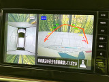 【アラウンドビューモニター】専用のカメラにより、上から見下ろしたような視点で360度クルマの周囲を確認することができます☆死角部分も確認しやすく、狭い場所での切り返しや駐車もスムーズに行えます。