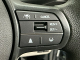 クルーズコントロールを装備しています。高速道路などで一定の速度で走ってくれるので運転が楽ですよ!速度を設定できますので、スピードの出しすぎにも注意できます。