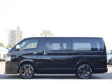 【新車 新型 9型ハイエース ダークプライムⅡディーゼル2WD】ベッドキット&両側パワースライドドア♪