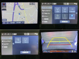 ナビ、メニュー画面、バックモニターの画像です。
