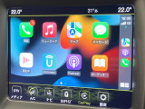 ●Apple Car Play:スマホとの有線接続で、ナビ・オーディオ再生などスマホのアプリ機能が画面でも使える便利機能です!