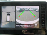 アラウンドビューモニター まるで上空から見てるように映し出しますよ♪