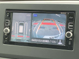 アラウンドビューモニター装備!空から見ているような映像によって不慣れな場所での車庫入れや縦列駐車等はもちろん狭い道でのすれ違いも安心していただけます♪